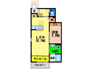 ローズハウスの物件間取画像